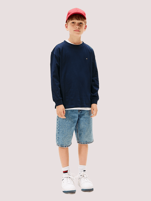 T-shirt Essential in jersey a maniche lunghe KB0KB09846 /C1G TOMMY HILFIGER 