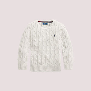 Maglione in cotone a trecce 322702674 /024 POLO RALPH LAUREN 