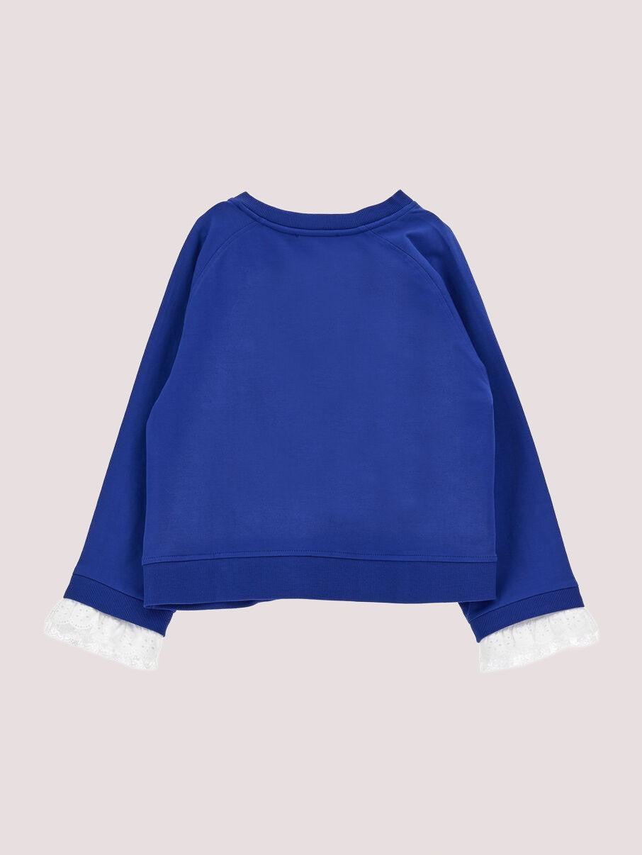 Felpa con fiocco I9G612 7031 /5601 PHILOSOPHY KIDS 