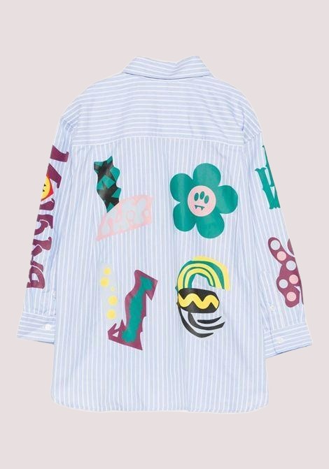 Camicia con stampa F5BKJGSI197 /GW034 BARROW KIDS 