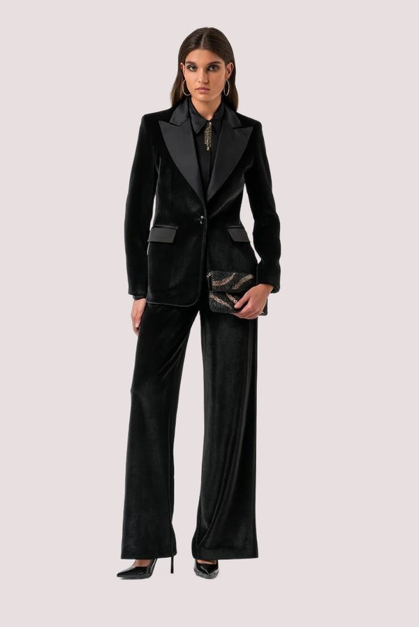 Blazer regular monopetto in velluto FQ25WJ2002W59601 /53 FRACOMINA 