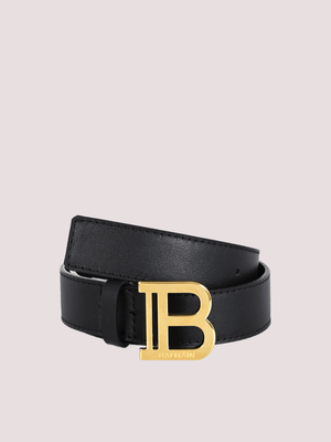 Cintura nera per bambini con logo BX0P21 Z1371 /930OR BALMAIN 