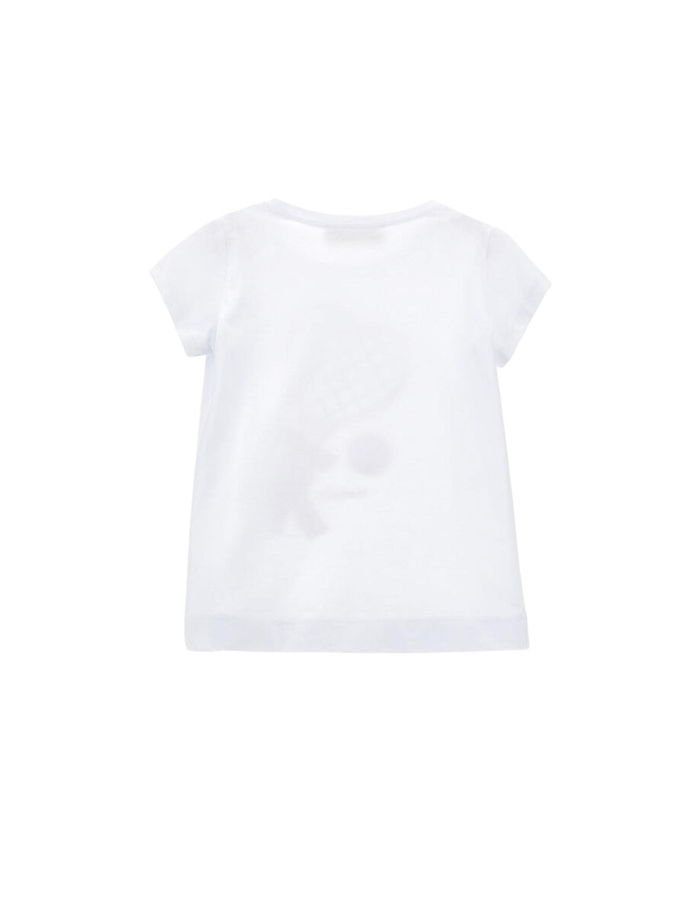 T-shirt bambina con racchetta a cuore e dettagli glitter