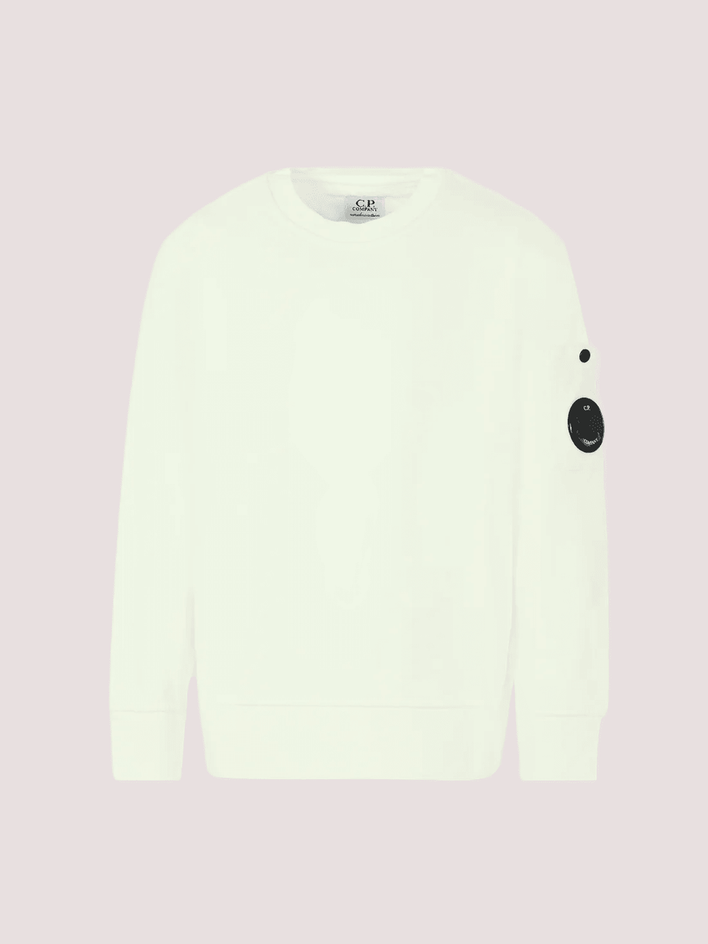 Felpa bianca per bambino con lente CMF00X LCA76 /10135 C.P.COMPANY 