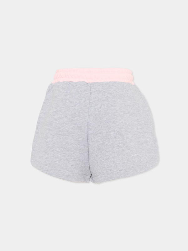 Shorts in felpa con logo stampato S6MSJGSH021 /271/02 MSGM KIDS 
