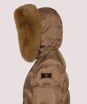 Puffer jacket con bordo in pelliccia PED543901181967 /894 PEUTEREY 