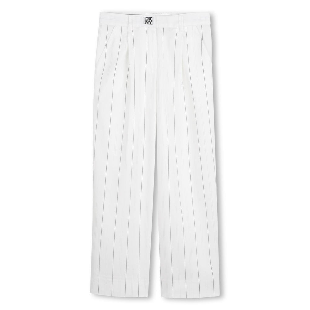 Pantalone largo a righe D62690 /Z40 DKNY 