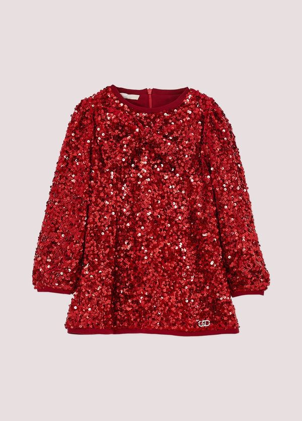 Abito con paillettes KF5104 J3777 /91656 LIU JO 