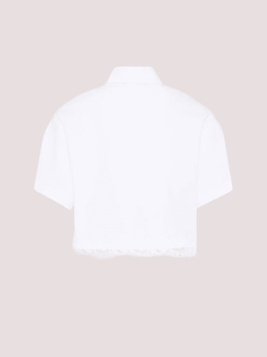 Camicia cropped a manica corta Z1G309 7116 /0099 ERMANNO SCERVINO KIDS 