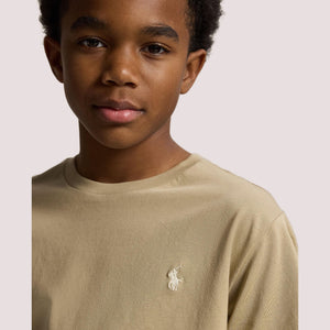 T-shirt in jersey di cotone con scollo a girocollo 323832904 /191 POLO RALPH LAUREN 