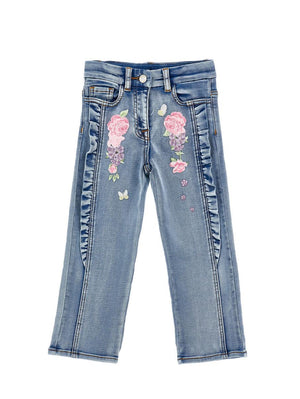 Jeans Floreali 19G404 7015 / MONNALISA 