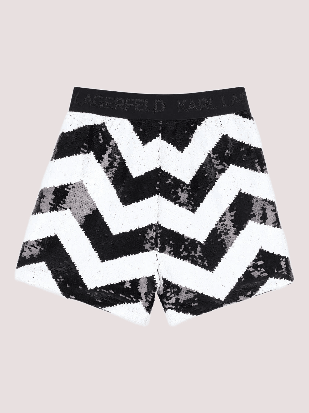 Shorts per bambina  nero con paillettes Z30591 /M41 KARL LAGERFELD 