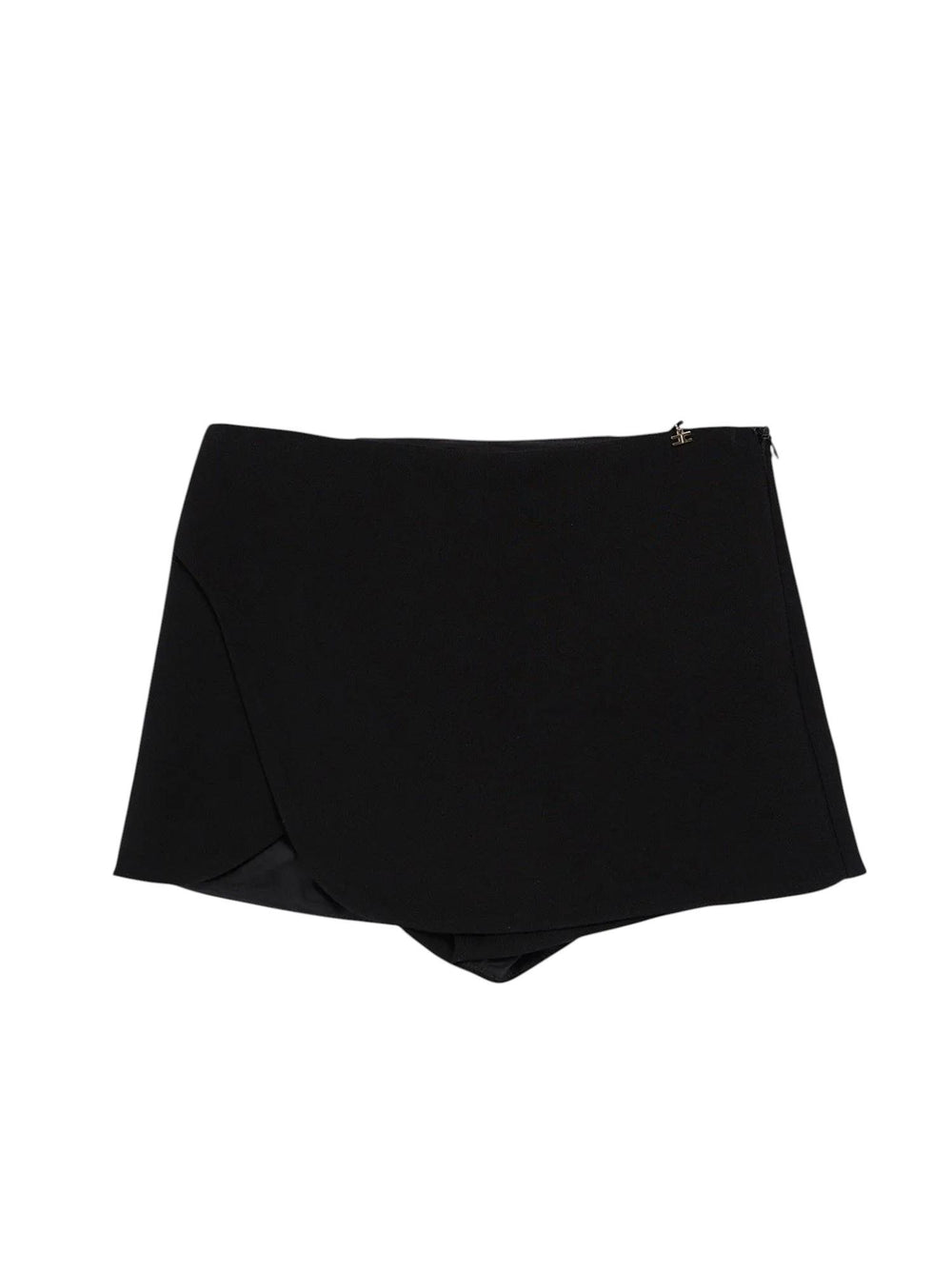 Shorts bambina neri eleganti con taglio sartoriale