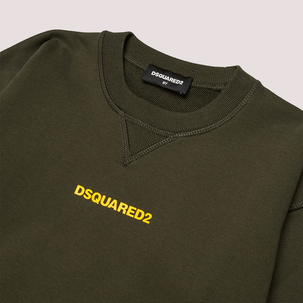 Felpa Con Logo Frontale DQ2739 D0094 /DQ518 DSQUARED2 JUNIOR 