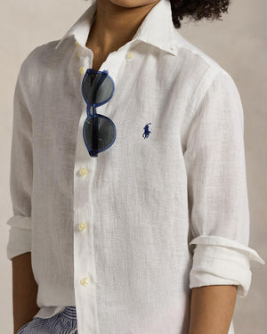 Camicia in lino 323967600 /003 POLO RALPH LAUREN 