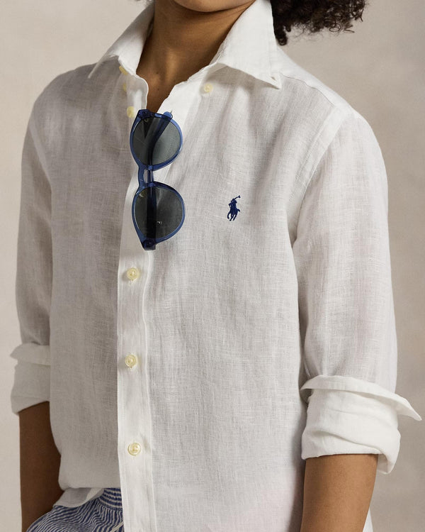 Camicia in lino 323967600 /003 POLO RALPH LAUREN 
