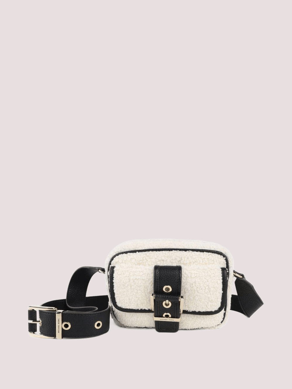 Borsa a spalla per bambina Michael Kors Kids beige con fibbia R30533 /190 MICHAEL KORS 