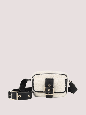 Borsa a spalla per bambina Michael Kors Kids beige con fibbia R30533 /190 MICHAEL KORS 