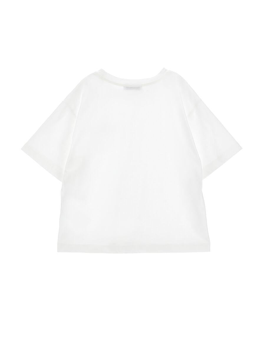 T-shirt ricamo scritta I1G609 7206 /1 PHILOSOPHY KIDS 