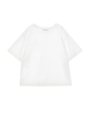 T-shirt ricamo scritta I1G609 7206 /1 PHILOSOPHY KIDS 