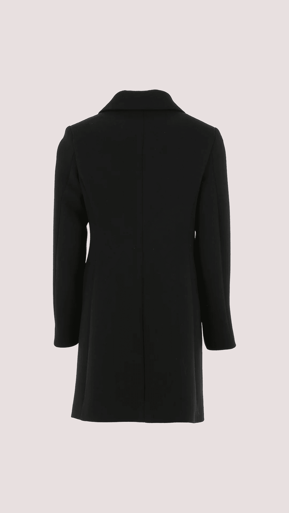 Cappotto sfiancato con ricamo logo nero EFCT006 0 TV094 /N000 ELISABETTA FRANCHI La Mia Bambina 