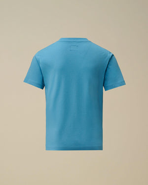 U16 cotton jersey 30/1 short sleeve logo patch t-shirt CMM00S LAA17 /41100 C.P.COMPANY 