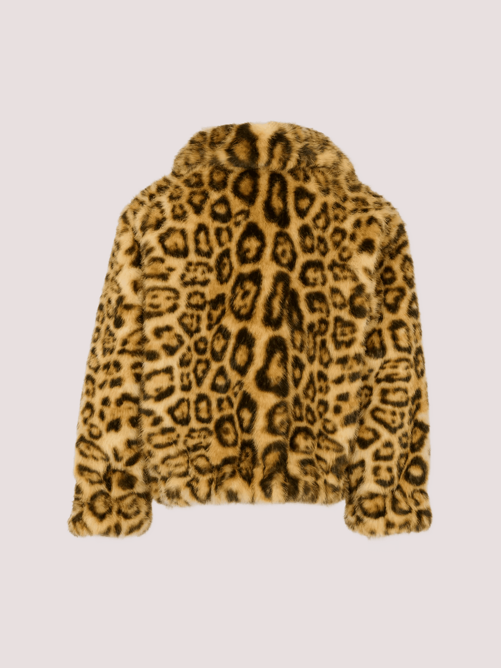 Ecopelliccia beige per bambina con stampa animalier N30279 /P90 LANVIN 