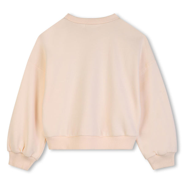 Felpa con stampa in paillettes U21916 /148 BILLIEBLUSH 