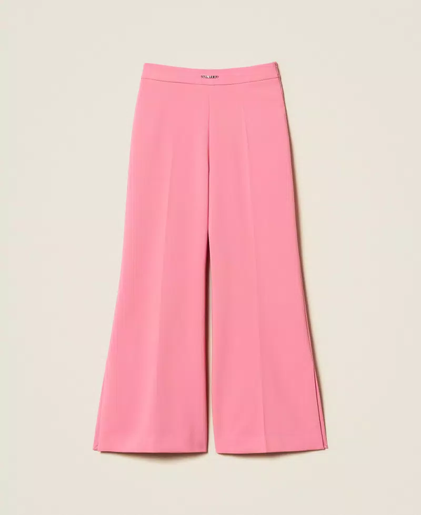 Pantaloni flare in crêpe con spacchi 261GJ2Q51 /7207 TWINSET 