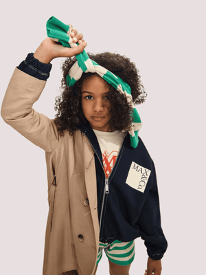 T-shirt smanicata con logo MX0284 MX00T /MX10G MAX&CO KID 