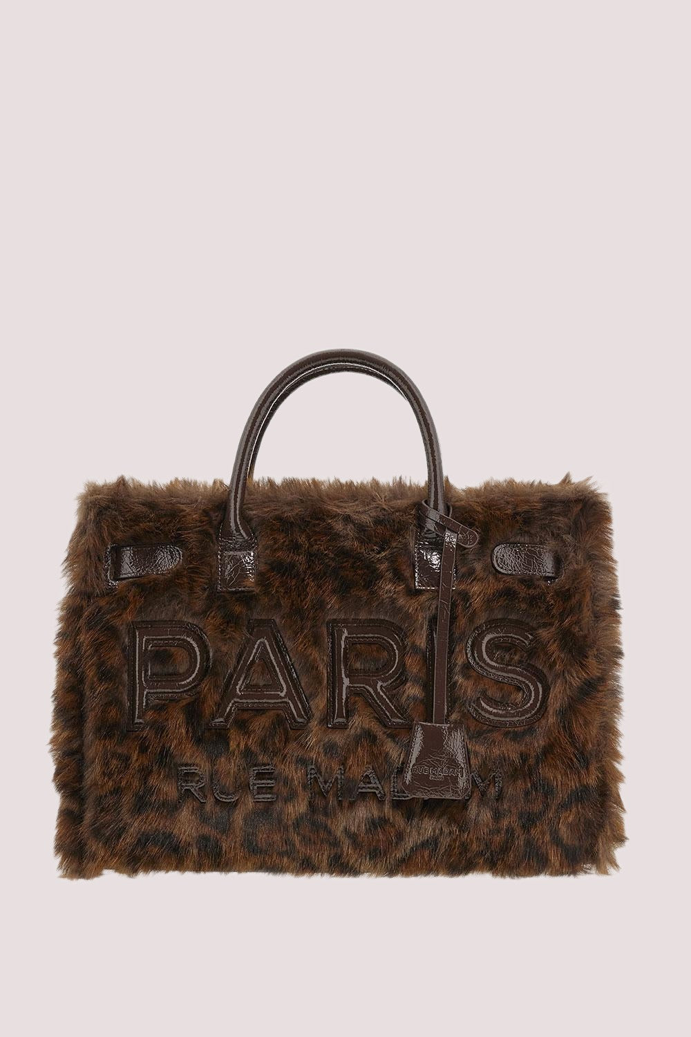 Alaska tote 1509 /UNICA/FUR LEOPARD RUE MADAM PARIS 