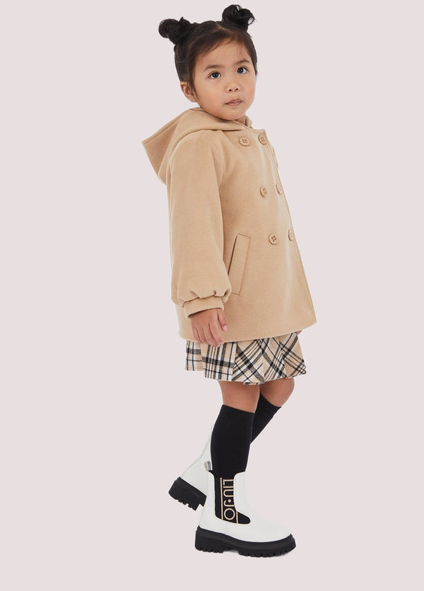 Cappotto doppiopetto con cappuccio KF5127 T096A /X0596 LIU JO 