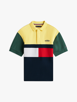 Polo color block con logo Tommy Hilfiger KB0KB10413J /ZGP TOMMY HILFIGER 
