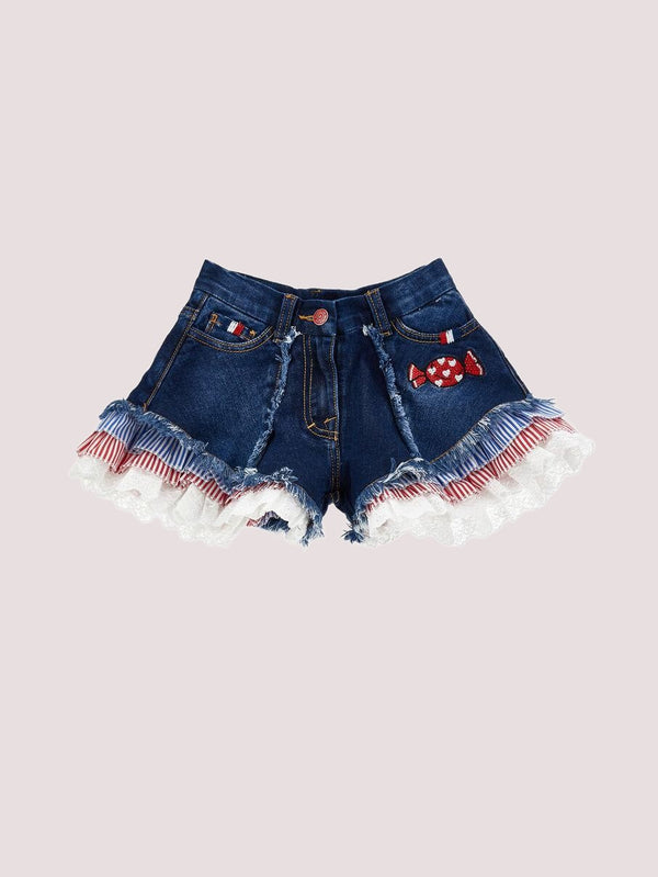 Shorts in denim 19G401 7015 /55 MONNALISA 