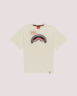Shark basic reg t-shirt SPY1384 /IVORY SPRAYGROUND 
