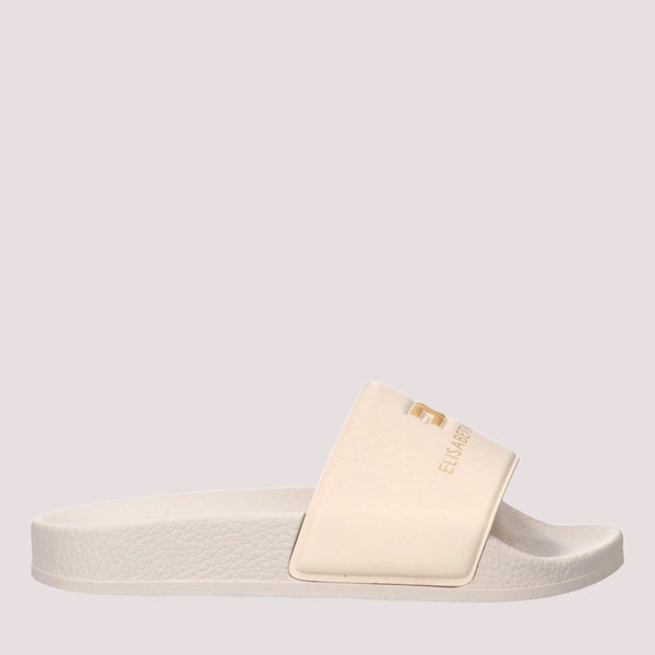 Ciabatte pool side con fascia logo butter F4A0 E0607 1745 /0698 ELISABETTA FRANCHI La Mia Bambina 