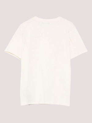 T-shirt con bottoni BX8R51 Z3186 /109OR BALMAIN 