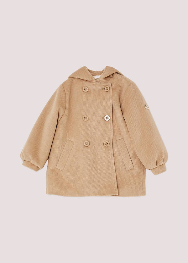 Cappotto doppiopetto con cappuccio KF5127 T096A /X0596 LIU JO 