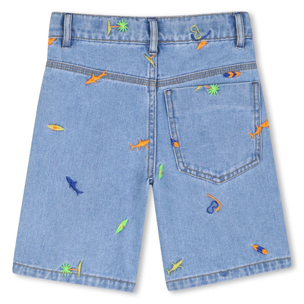 Bermuda in denim U21721 /Z18 BILLIEBLUSH 