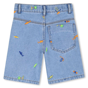 Bermuda in denim U21721 /Z18 BILLIEBLUSH 