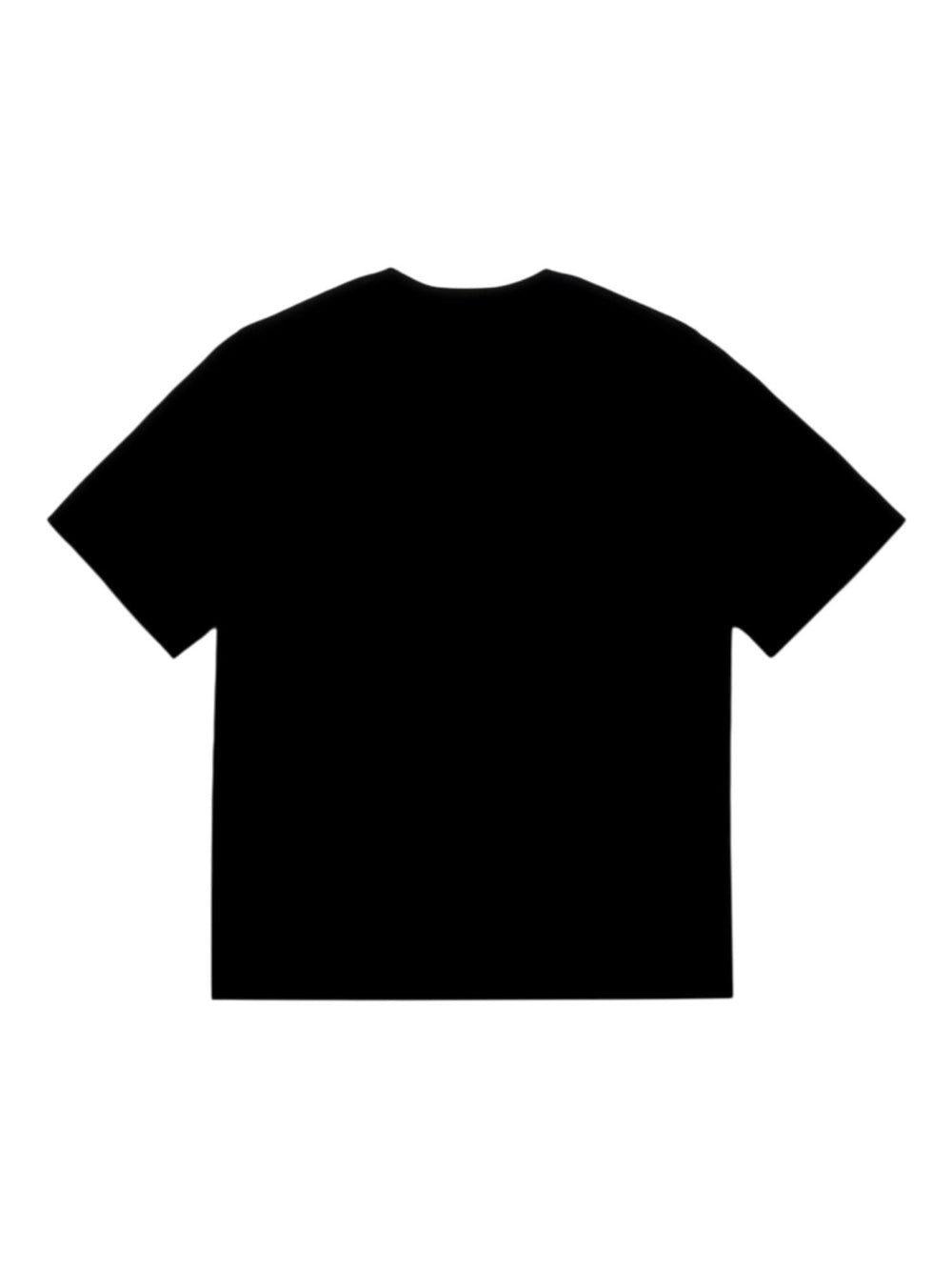T-shirt bambino nera con stampa Icon