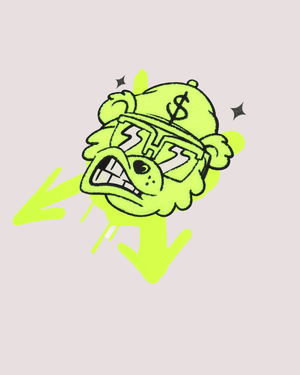 Graffitti bear over t-shirt SPY1443 /WHITE SPRAYGROUND 