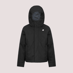 Giubbotto Jacko Twill Marmotta nero per bambino con logo K1128FW /AL8 KWAY 