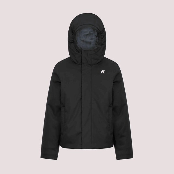 Giubbotto Jacko Twill Marmotta nero per bambino con logo K1128FW /AL8 KWAY 
