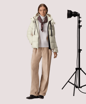 Puffer jacket in nylon lucente<BR/> PED539501181950 /983 PEUTEREY 