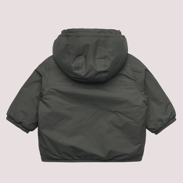 Giubbotto verde Claudine Orsetto per neonato con logo K7142RW /WMR KWAY 