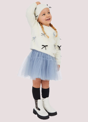 Maglia con fiocchetti KF5051 MA94O /M9987 LIU JO 