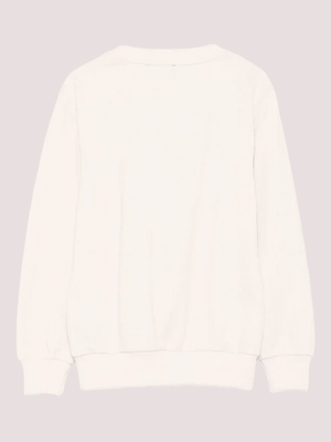 Felpa beige con bottoni dorati BX4R10 Z3183 /109OR BALMAIN 