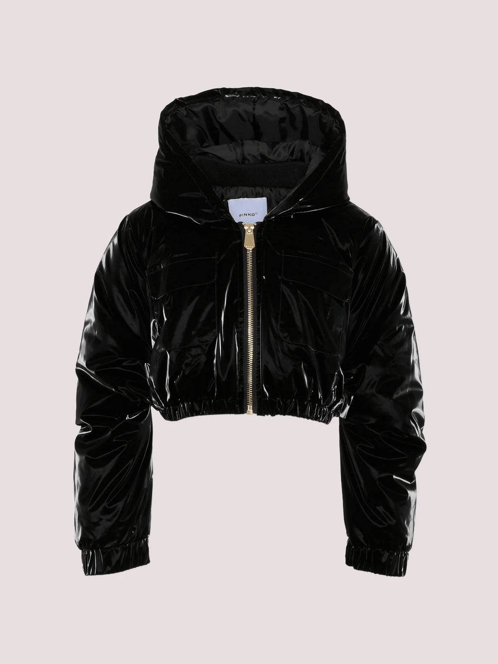 Giubbotto crop nero per bambina KFGB006 C NY030 /N000 PINKO 