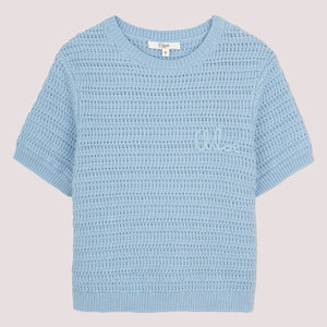Maglione con logo ricamato C21225 /80J CHLOE 